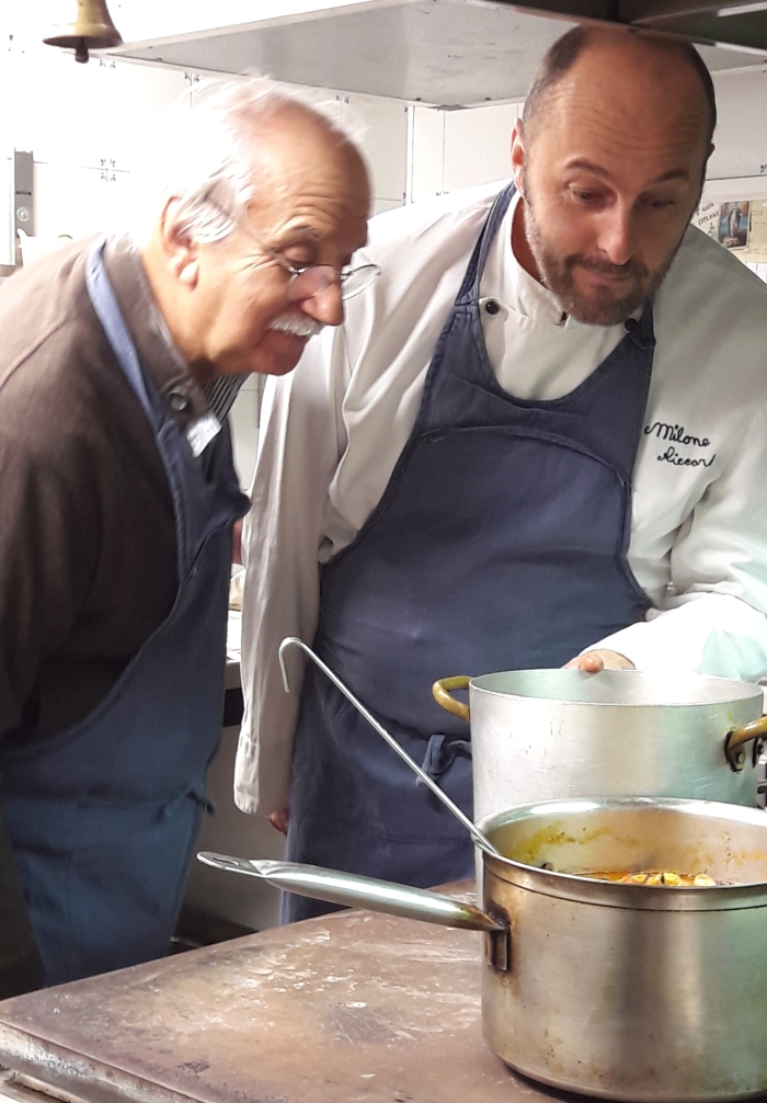 Riccardo Milone e Bovetti Bartolomeo alla Fiera di Carrù